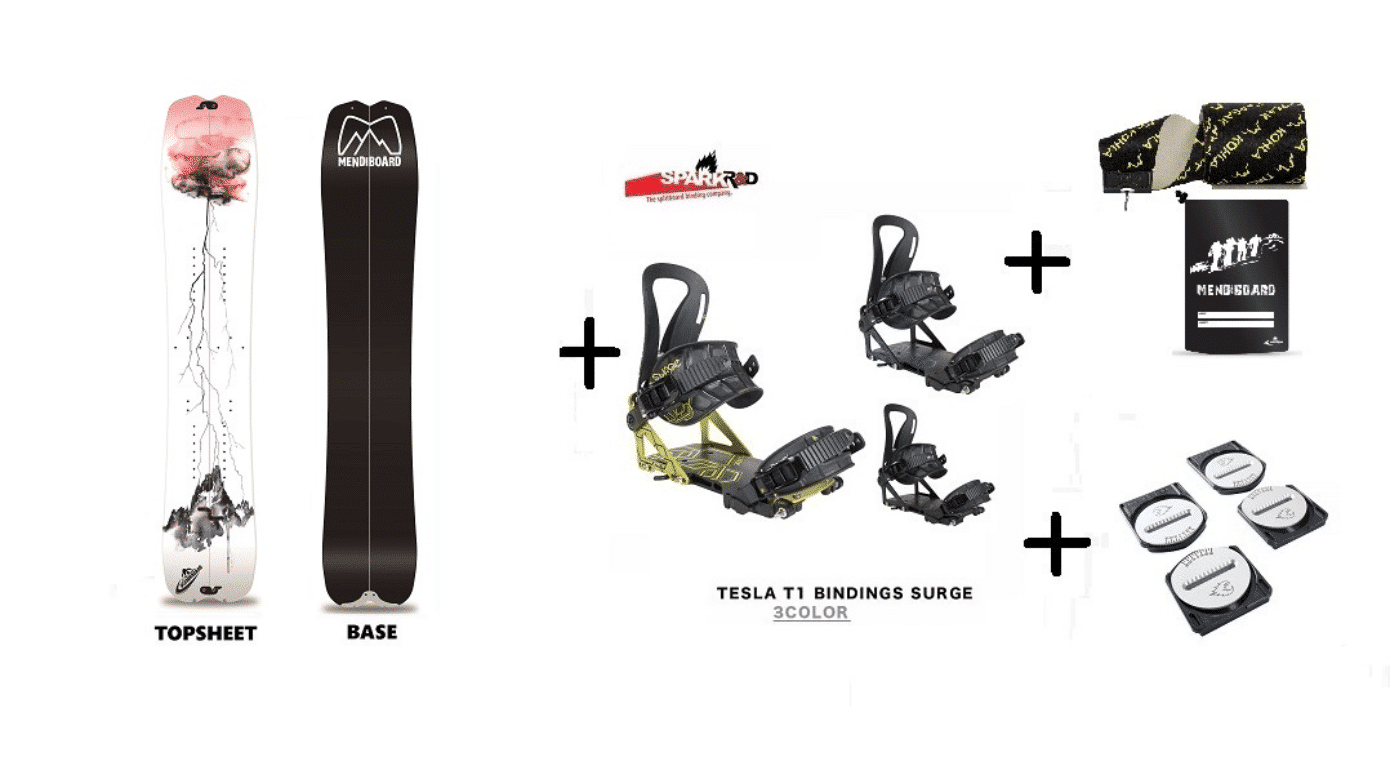 Splitboard Pack bota dura | Hard Boots Splitboard Setup